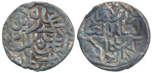 Sikandar bin Ilyas, Silver ¼ Tanka, 2.4g, Firuzabad Mint, al-imam al-alim al-adil abul muj