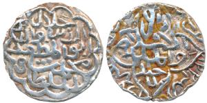 Jalal ud-Din Muhammad Shah Second Reign, Silver Tanka, 10.8g, Firuzabad Mint, nasir al-isl