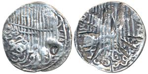 Jalal al-Din Muhammad Second Reign, Silver Tanka, 10.4g, Arsah Satgaon Mint, mint name at 
