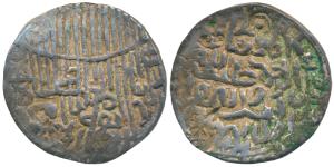 Rukn al-Din Barbak Shah, Silver Tanka, 10.73g, Nasirabad Mint, ruler’s name and title in t