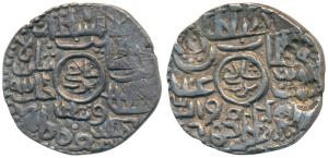 Ghiyath al-din Mahmud, Silver Tanka, 10.6g, Muazzamabad Mint, al-sultan bin al-sultan ghiy