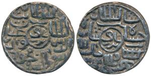 Ghiyath al-din Mahmud, Silver Tanka, 10.96g, ’Da’ Mint, al-sultan bin al-sultan ghiyath al