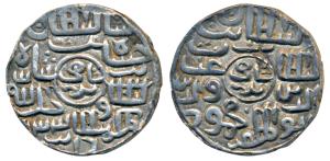 Ghiyath al-din Mahmud, Silver Tanka, 11.0g, ’Da’ Mint, al-sultan bin al-sultan ghiyath al-