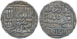 Ghiyath al-din Bahadur, Silver Rupee, 11.10g, No mint, ghiyath al-dunya wa ’l din abu ’l m
