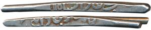 Ali Adil Shah II, Silver Larin, 4.66g, Dabhol Mint (G&G BJ 37). Very Fine+.