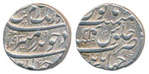 Aurangzeb, Silver Rupee, 11.51g, Jahangirnagar (Dhaka) Mint, AH 1092/24, with the second d