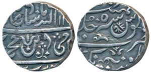 Shuja ud Daulah (1753–1775 AD), Silver Rupee, 11.27g, Balwantnagar (Jhansi) Mint, in the n
