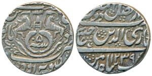Ghazi-ud-din Haider, Silver Rupee, 10.99g, Dar al-Sultanate Lakhnau Suba Awadh Mint, AH 12