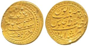 Murshidabad Mint, Gold Mohur, 12.32g, in the name of Shah Alam II, AH 1183/10, issue of 17