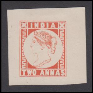 1890? Essay, 2a orange red on yellowish wove paper, position2, Spence #24, Fine.