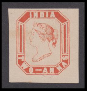 1890 Essay 2a, orange red on yellowish wove paper Spence #25, Scarce, fine.