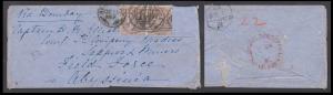 1867 letter from Bangalore 12 Dec to the Field Force in Abyssinia. 2Apaid the Indian inter