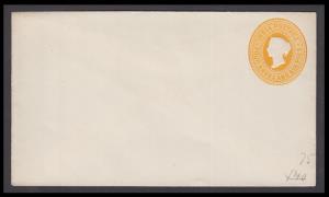 1881 QV PSE 4a 6p, orange yellow on white wove, PV# EN12, mint, scarce to find in this con