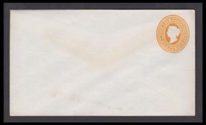 1893 QV PSE 2a 6p, orange yellow on white wove, PV# EN18, mint, fine, 1891 QV 1a in black 
