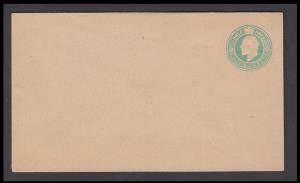 1907 KED VII PSE, 1/2a green on buff wove, PV# EN22, 153 x 89mm, Mint, Very Fine, Very sca
