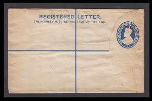 1918 KGV PS RE 2a + 1a, blue on yellowish wove, imprint 5, type3, PV#RE13, Mint, Fine.