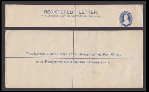 1926 KGV PS RE 2a + 1a, blue on yellowish wove, imprint 3, type3, PV#RE14, 254 x 106mm, mi