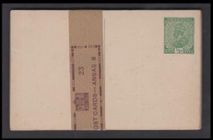 1946 KGV PS PC, 1/2a green, emergency issue, pack of 16 with band, PV# PC68, Mint, Very fi