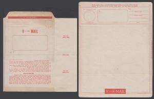 Unstamped V Mail Form, Mint.