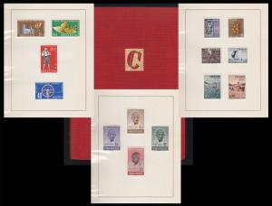 1948 Mahatma Gandhi complete set, SG 305-08, in presentation booklet by Swiss Printers pri