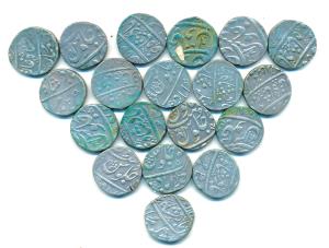 Ahmedabad Mint, Silver Rupee (19), in the name of Shah Alam II & Muhammad Akbar II, Ankush