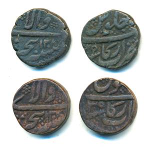 Nawabs of Arcot, Muhammad Ali (AH 1165-1209, 1751-1795 AD), Copper Paisa (2), Madras - Tir