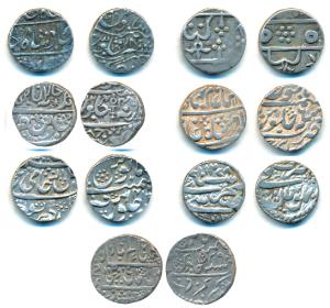 Silver Rupee (7), Narwar, Mahadji Rao, Silver Rupee, 11.08g, Narwar Mint, in the name of S