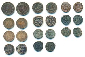 Assorted Copper Coins, Tonk, Jodhpur, Sultanates, Maratha Ahmedabad, (11). Fine to Very Fi