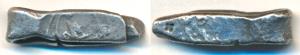 Persia, Silver Larin, 5.01g, uncertain Ruler, popularly known as fish hook money. Fine+.