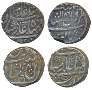 Hyderabad Feudatories, Narayanpeth, Silver Rupee (2), Dilshadabad Mint, both AH 1186 and 1