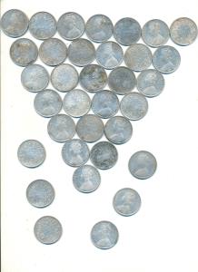 Victoria Queen and Empress, Silver Rupee (29), 1862 (15), 1876 (4), 1877 (3), 1878 (2), 18
