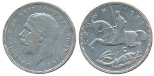 Great Britain, George V, Half Silver, Jubilee Crown, 28.17g, 1935, incused lettering on ed