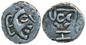 Uncertain attribution but with close resemblance to the Coinage of Sind, Yashaditya (c. 7t