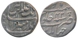 Aurangzeb, Silver Rupee, 11.58g, Jahangirnagar Mint, AH 111X/42, near complete mint name a