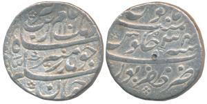 Aurangzeb, Silver Rupee, 11.47g, Zafarpur Mint, AH 1101/34, complete mint name at bottom (