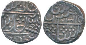 Manak Pal (AH 1186-1219, 1772-1804 AD), Silver Rupee, 11.05g, Karauli Mint, with the name 