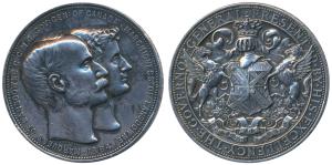 Canada, Governor General’s Medal, Silver Medal, 67.76g, obv. conjoined bust with Marquis o