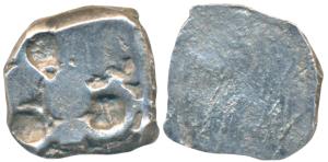 Archaic Punch Marked Coinage, attributed to Panchala Janapada, Silver ½ Karshapana, 1.93g,