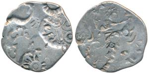 Archaic Punch Marked Coinage, Magadha Imperial (3rd - 4th centuries BC), Silver Karshapana