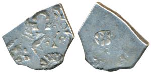 Archaic Punch Marked Coinage, Magadha Imperial, Silver Karshapana, 3.31g, obv. sun, six ar
