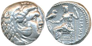Kingdom of Macedonia, Alexander III (c. 336-323 BC), Silver Tetradrachm, 15.69g, obv. head