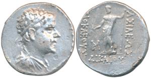 Indo-Greeks, Heliocles I (c. 145-130), Silver Tetradrachm, 15.75g, obv. diademed and drape