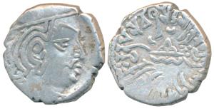 Western Kshatrapas, Kardamaka Family, Vishvasimha II, son of Rudrasena II (275-280 AD), as