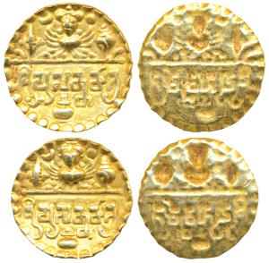 Sarabhapurias of Chhattisgarh, Prasannamatra (c. 525-550 AD), Gold Repousse, Bracteate Din