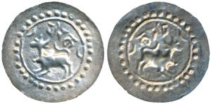 City State of Piraka of Tripura region, Piraka, (9th century AD), Silver 3.56g, 49 mm, Bra