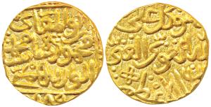 Mahmud Shah (AH 887-924, 1482-1518 AD), Gold Tanka, 11.0g, Hadrat Muhammadabad Mint, AH 88