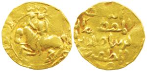 Rukn al-din Ali Mardan (AH 606-609/10, 1210/11-13 AD), Gold Fractional Tanka of 20 Rati, 2