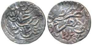Nasir al-din Mahmud, Silver Tanka, 10.8g, Mintless, Abu ’l Muzaffar legend, both side plai