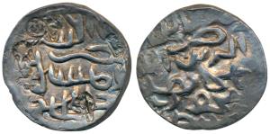 Nasir al-din Mahmud, Silver Tanka, 10.73g, Mint?, nasir al-islam wa ’l muslimin khallada m