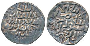 Rukn al-din Barbak Shah (AH 864-879, 1459-1474 AD), Silver Tanka, 10.6g, Darl Darb Mint, a